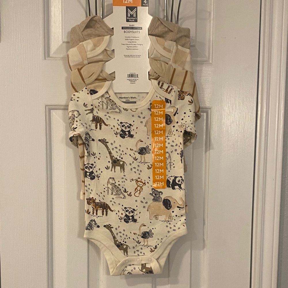 Safari Adventure Baby Bodysuit Set